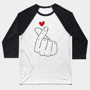 K-Pop Finger Heart Baseball T-Shirt